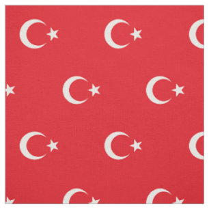 Turkey Flag Fabric