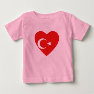 Turkey Flag Heart T-Shirt