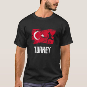 Turkey Flag Jersey Turkish Soccer Team Turkish T-Shirt