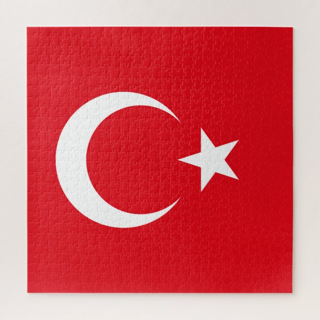 Turkey Flag Jigsaw Puzzle (Vertical)
