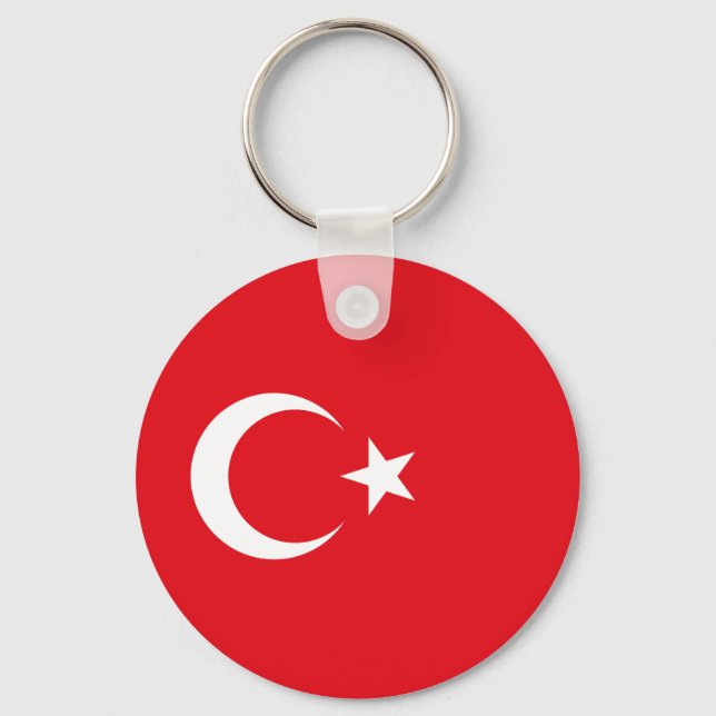 Turkey Flag Keychain (Front)