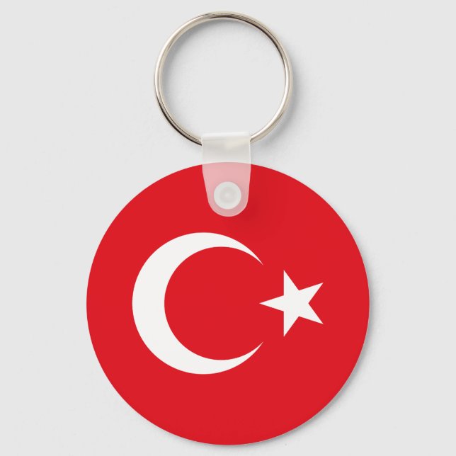 Turkey Flag Keychain (Front)