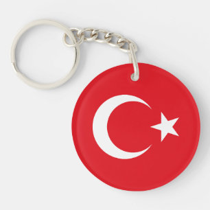 Turkey Flag Keychain