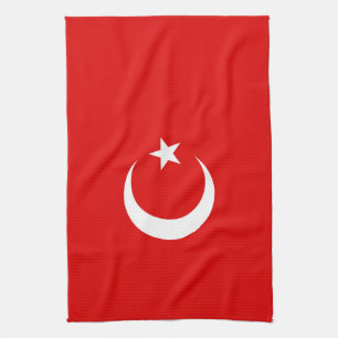 Turkey flag kitchen towel