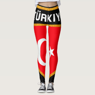 Turkey Flag Leggings