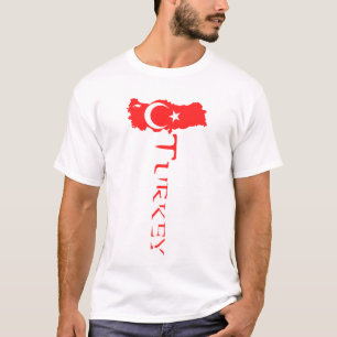 Turkey Flag Map T-Shirt