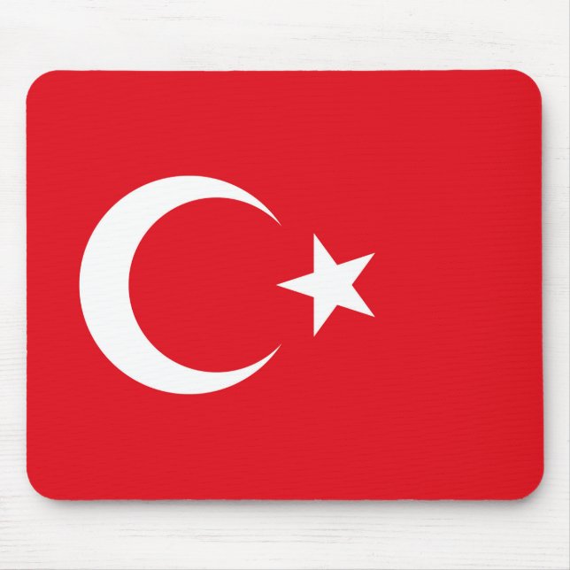 Turkey Flag Mouse Pad (Front)