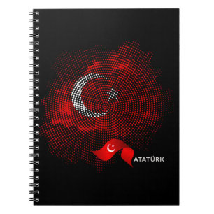 Turkey flag notebook