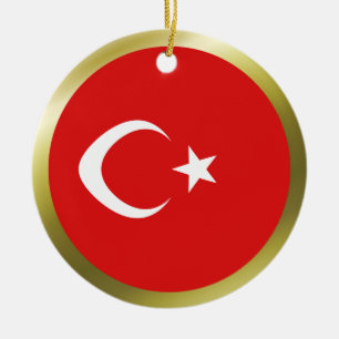 Turkey Flag Ornament