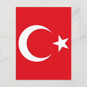turkey flag postcard