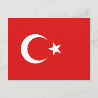 Turkey Flag Postcard
