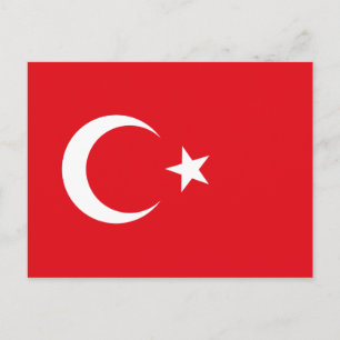 Turkey Flag Postcard