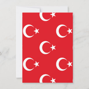 Turkey Flag Save The Date