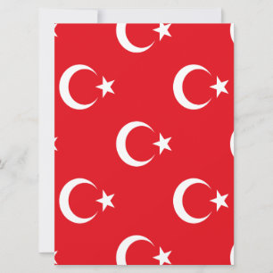 Turkey Flag Save The Date