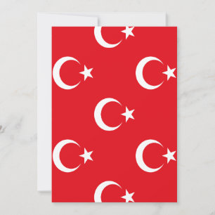 Turkey Flag Save The Date