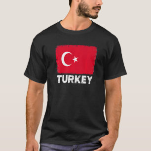 Turkey Flag Support Turkish People Women Men T-Shirt
