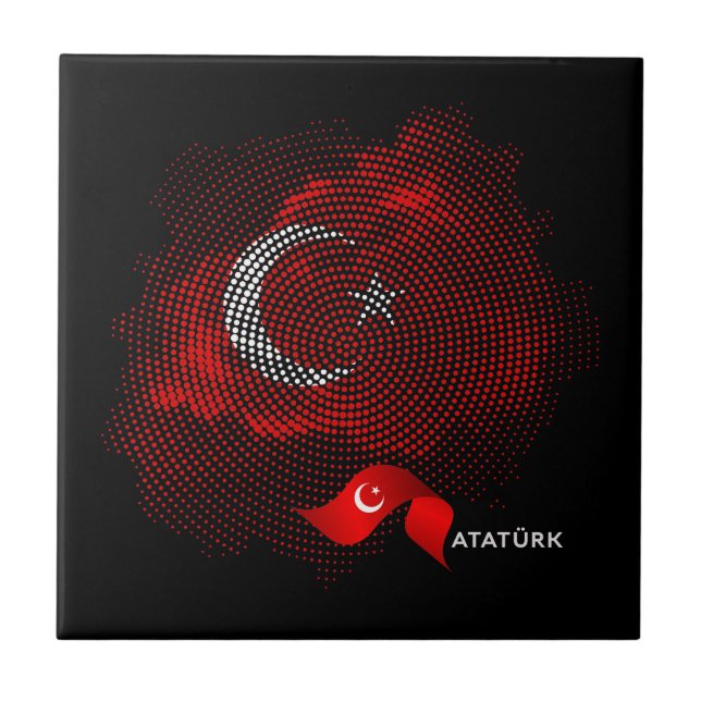 Turkey flag tile (Front)