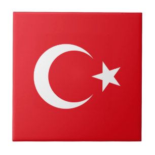 Turkey Flag Tile