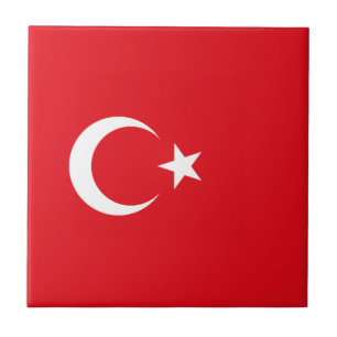 Turkey Flag Tile