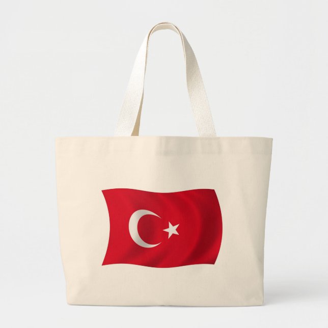 Turkey Flag Tote Bag (Front)