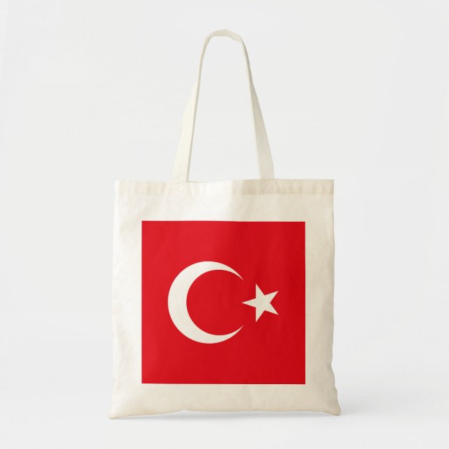 Turkey Flag Tote Bag (Front)