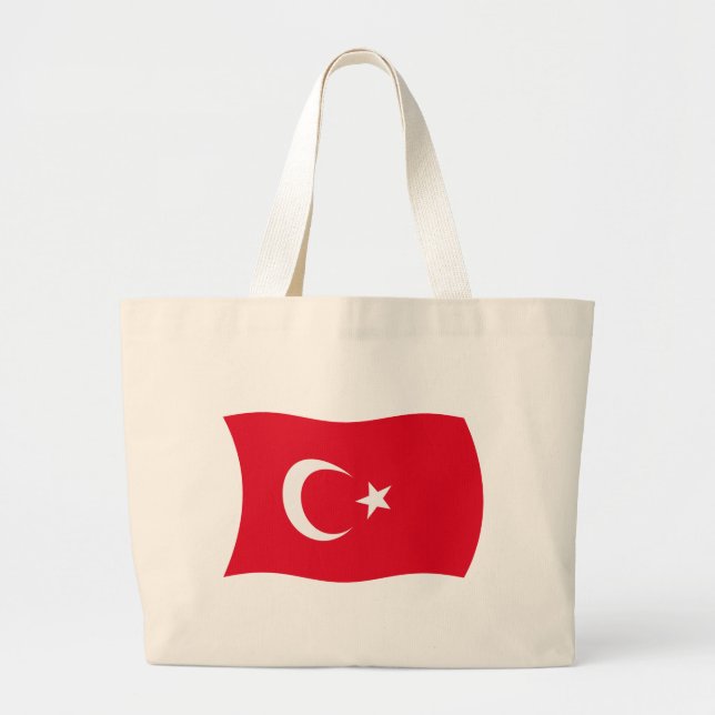 Turkey Flag Tote Bag (Front)