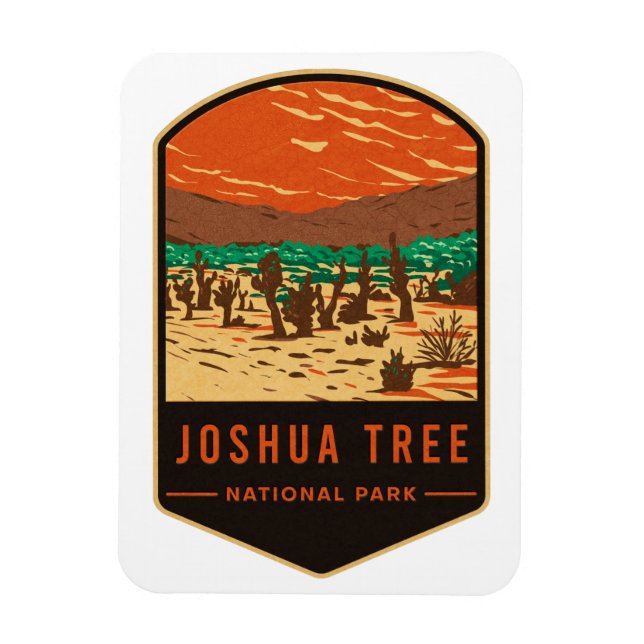 Turkey Flats Joshua Tree National Park Magnet (Vertical)