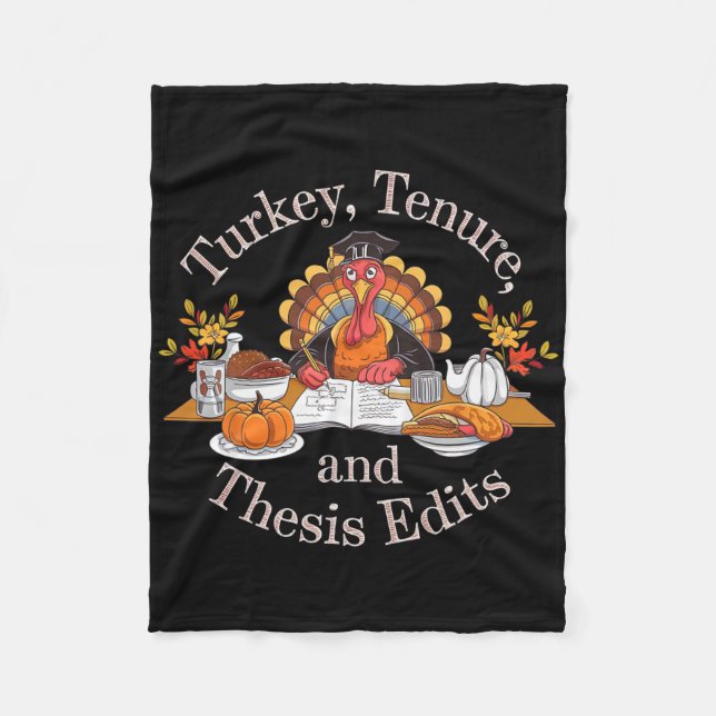 Turkey  fleece blanket (Front)