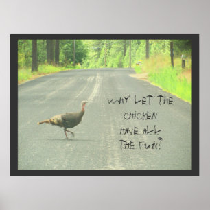 Turkey follows Chicken Poster