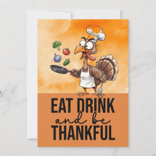 Turkey for thanksgiving invitation