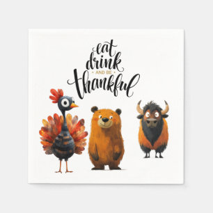 TURKEY for thanksgiving themed Fall Dinner Table  Napkin