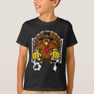 Turkey Goalie Soccer 67 Six Seven 6 7 Thanksgiving T-Shirt