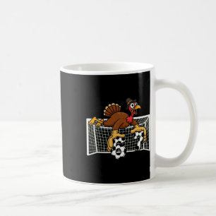 Turkey Goalie Soccer 67 Six Seven Boys Thanksgivin Coffee Mug