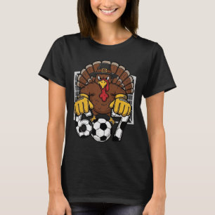 Turkey Goalie Soccer 67 Six Seven Boys Thanksgivin T-Shirt
