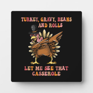 Turkey Gravy Beans And Rolls Let Me Plaque