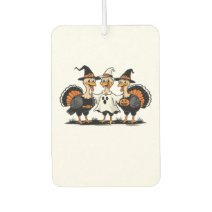 Turkey Halloween Boo, Thanksgiving Turkey, Spooky Air Freshener