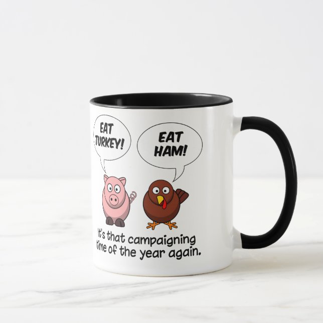 Turkey & Ham mug (Right)