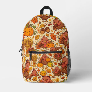 Turkey Harvest Thanksgiving Backpack