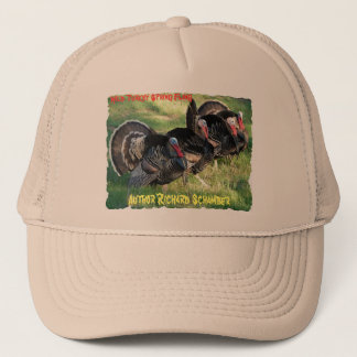 turkey hat, Author Richard Schamber, turkey... Trucker Hat
