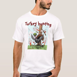 Turkey hunting funny Thanksgiving t-shirt