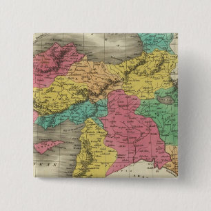 Turkey In Asia 3 2 Inch Square Button