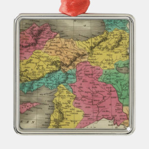 Turkey In Asia 3 Metal Ornament