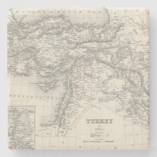 Turkey in Asia 4 Stone Coaster