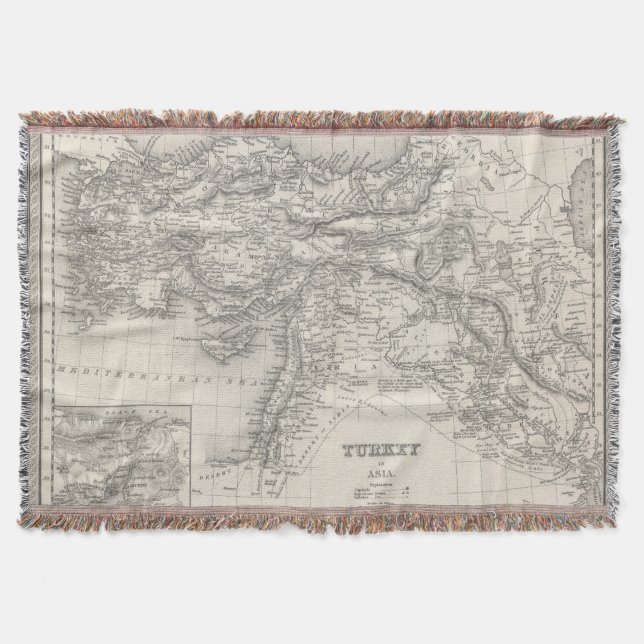 Turkey in Asia 4 Throw Blanket (Front)