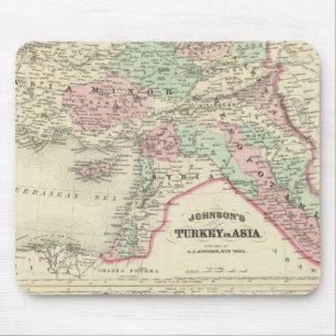 Turkey in Asia, Persia, Arabia, Beloochistan Mouse Pad