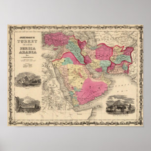Turkey In Asia Persia Arabiaandc Poster