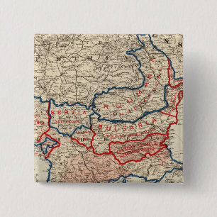 Turkey in Europe 10 2 Inch Square Button