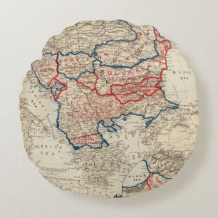 Turkey in Europe 10 Round Pillow