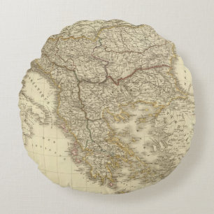 Turkey in Europe 3 Round Pillow