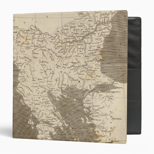 Turkey in Europe Map by Arrowsmith Binder (Front/Inside)